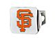 Hitch Cover with San Francisco Giants Logo; Chrome (Universal; Some Adaptation May Be Required)