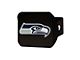 Hitch Cover with Seattle Seahawks Logo; Blue (Universal; Some Adaptation May Be Required)