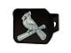 Hitch Cover with St. Louis Cardinals Logo; Black (Universal; Some Adaptation May Be Required)