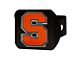 Hitch Cover with Syracuse University Logo; Orange (Universal; Some Adaptation May Be Required)