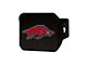 Hitch Cover with University of Arkansas Logo; Cardinal (Universal; Some Adaptation May Be Required)