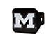 Hitch Cover with University of Michigan Logo; Blue (Universal; Some Adaptation May Be Required)