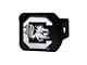 Hitch Cover with University of South Carolina Logo; Black (Universal; Some Adaptation May Be Required)