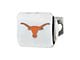 Hitch Cover with University of Texas Logo; Chrome (Universal; Some Adaptation May Be Required)