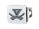 Hitch Cover with University of Virginia Logo; Chrome (Universal; Some Adaptation May Be Required)