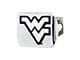 Hitch Cover with West Virginia University Logo; Chrome (Universal; Some Adaptation May Be Required)