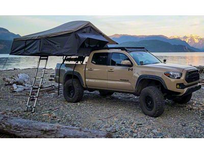 Overland Vehicle Systems Nomadic 3 Extended Roof Top Tent; Dark Gray (Universal; Some Adaptation May Be Required)