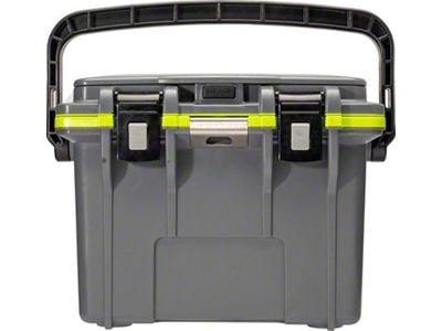 Personal Cooler; 14-Quart; Dark Gray/Green