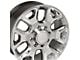 DG66 Hyper Silver 8-Lug Wheel; 20x8; 54.65mm Offset (10-18 RAM 3500 SRW)