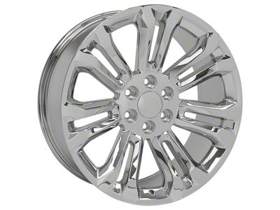 2015 Sierra Replica Chrome 6-Lug Wheel; 22x9; 24mm Offset (14-18 Sierra 1500)