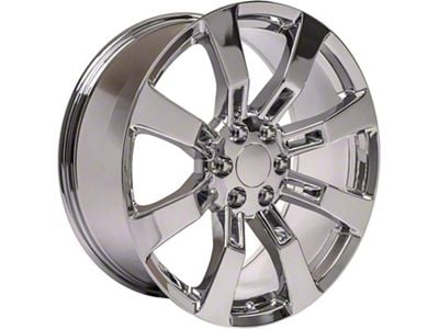 CA82 Chrome 6-Lug Wheel; 22x9; 31mm Offset (14-18 Sierra 1500)