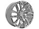 CA90 Gloss Black 6-Lug Wheel; 24x10; 28mm Offset (14-18 Sierra 1500)