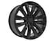 CA91 Gloss Black 6-Lug Wheel; 22x9; 28mm Offset (14-18 Sierra 1500)