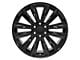 CA91 Gloss Black 6-Lug Wheel; 22x9; 28mm Offset (14-18 Sierra 1500)