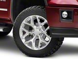 Chevy Snowflake Replica Chrome 6-Lug Wheel; 20x9; 27mm Offset (14-18 Sierra 1500)