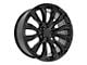 CV30 Gloss Black 6-Lug Wheel; 22x9; 28mm Offset (14-18 Sierra 1500)