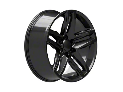 CV34 Gloss Black 6-Lug Wheel; 22x9; 26mm Offset (14-18 Sierra 1500)