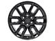 CV36 Black 6-Lug Wheel; 20x9; 24mm Offset (14-18 Sierra 1500)