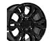 CV65 Gloss Black 6-Lug Wheel; 18x8.5; 26mm Offset (14-18 Sierra 1500)