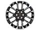 CV67 Black Machined 6-Lug Wheel; 22x9; 28mm Offset (14-18 Sierra 1500)