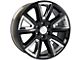 CV73 Gloss Black 6-Lug Wheel; 20x8.5; 24mm Offset (14-18 Sierra 1500)