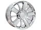 CV77 Chrome 6-Lug Wheel; 20x9; 27mm Offset (14-18 Sierra 1500)