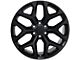 CV98B Satin Black 6-Lug Wheel; 22x9; 24mm Offset (14-18 Sierra 1500)