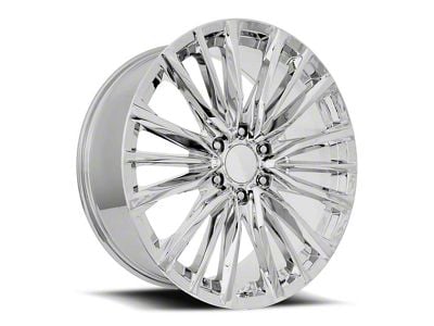 Escalade Platinum V Replica Chrome 6-Lug Wheel; 24x10; 31mm Offset (14-18 Sierra 1500)