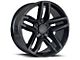 Z71 Style Gloss Black 6-Lug Wheel; 20x9; 15mm Offset (14-18 Sierra 1500)