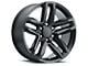 Z71 Style Satin Black 6-Lug Wheel; 20x9; 15mm Offset (14-18 Sierra 1500)