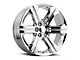 2018 Sierra Replica Chrome 6-Lug Wheel; 24x10; 30mm Offset (14-18 Silverado 1500)