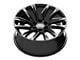 CA90 Gloss Black 6-Lug Wheel; 22x9; 28mm Offset (14-18 Silverado 1500)