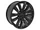 CA91 Gloss Black 6-Lug Wheel; 22x9; 28mm Offset (14-18 Silverado 1500)