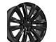 CA91 Satin Black 6-Lug Wheel; 22x9; 28mm Offset (14-18 Silverado 1500)