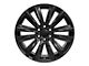 CA91 Satin Black 6-Lug Wheel; 22x9; 28mm Offset (14-18 Silverado 1500)