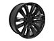 CA91 Satin Black 6-Lug Wheel; 22x9; 28mm Offset (14-18 Silverado 1500)