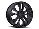 CarbonPro Replica Gloss Black 6-Lug Wheel; 22x9; 28mm Offset (14-18 Silverado 1500)