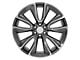 CV32 Gunmetal Machined 6-Lug Wheel; 24x10; 28mm Offset (14-18 Silverado 1500)