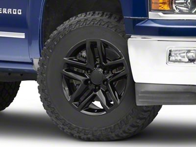 CV34B Black 6-Lug Wheel; 18x8.5; 26mm Offset (14-18 Silverado 1500)