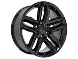 CV34B Black 6-Lug Wheel; 20x9; 26mm Offset (14-18 Silverado 1500)