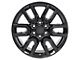 CV36 Black 6-Lug Wheel; 20x9; 24mm Offset (14-18 Silverado 1500)