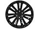 CV43 Black 6-Lug Wheel; 22x9; 24mm Offset (14-18 Silverado 1500)