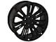 CV43 Black 6-Lug Wheel; 22x9; 24mm Offset (14-18 Silverado 1500)