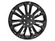 CV43 Black 6-Lug Wheel; 24x10; 24mm Offset (14-18 Silverado 1500)