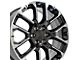 CV67 Black Machined 6-Lug Wheel; 22x9; 28mm Offset (14-18 Silverado 1500)