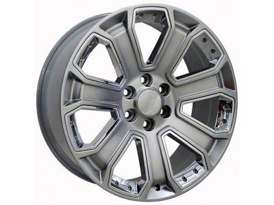 CV93 Hyper Black 6-Lug Wheel; 20x8.5; 31mm Offset (14-18 Silverado 1500)