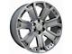 CV93 Hyper Black 6-Lug Wheel; 20x8.5; 31mm Offset (14-18 Silverado 1500)