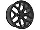 CV98B Black 6-Lug Wheel; 24x10; 24mm Offset (14-18 Silverado 1500)