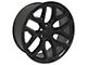 CV98B Black 6-Lug Wheel; 24x10; 24mm Offset (14-18 Silverado 1500)