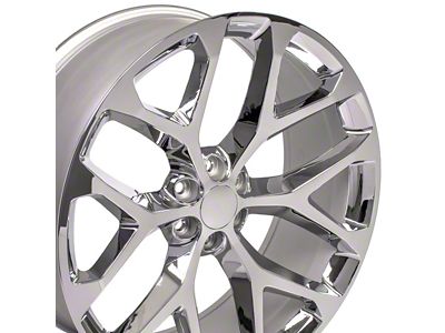 CV98B Chrome 6-Lug Wheel; 26x10; 24mm Offset (14-18 Silverado 1500)